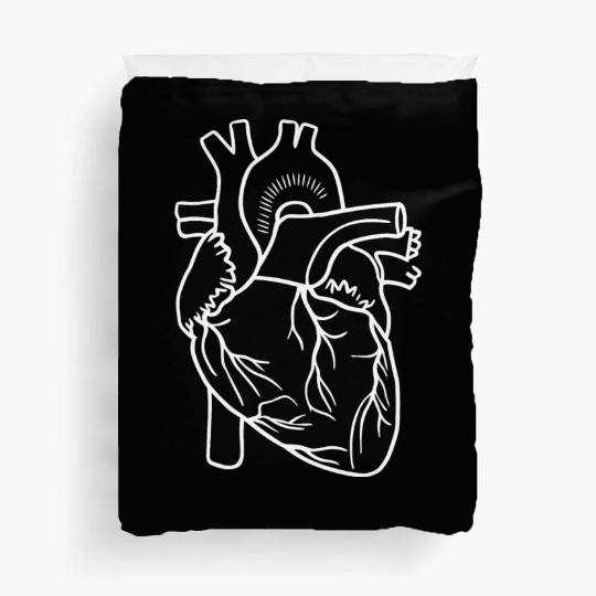 CVICU Cardiac Nurse Cardiology Heart Anatomy ICU Duvet Covers