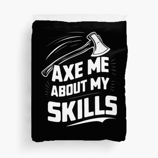 Axe Throwing Enthusiasts Championship Precision Duvet Covers