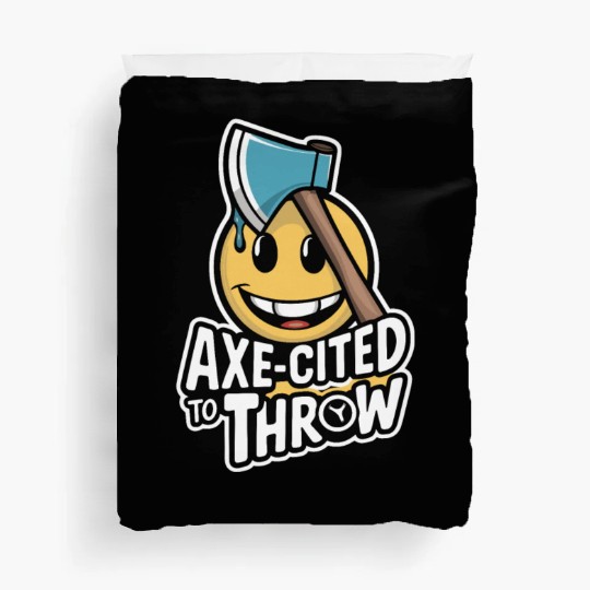 Axe Throwing Enthusiasts Championship Precision Duvet Covers
