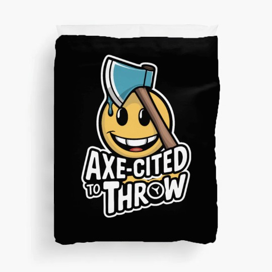 Axe Throwing Enthusiasts Championship Precision Duvet Covers