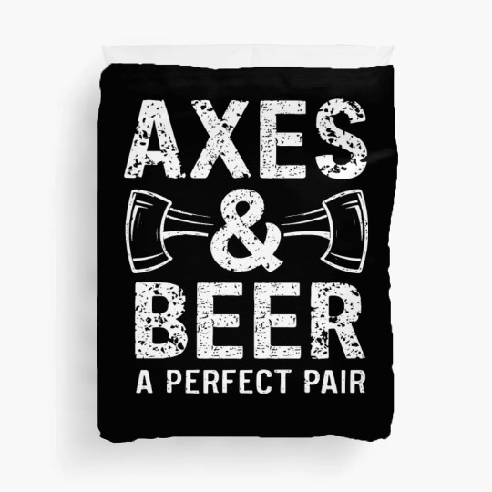 Axe Throwing Enthusiasts Championship Precision Duvet Covers