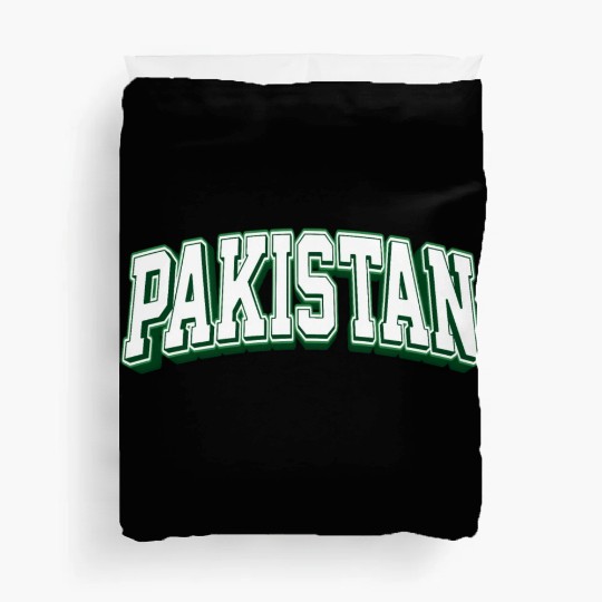 Pakistan cricket player flag Team Pakistan World Duvet Covers