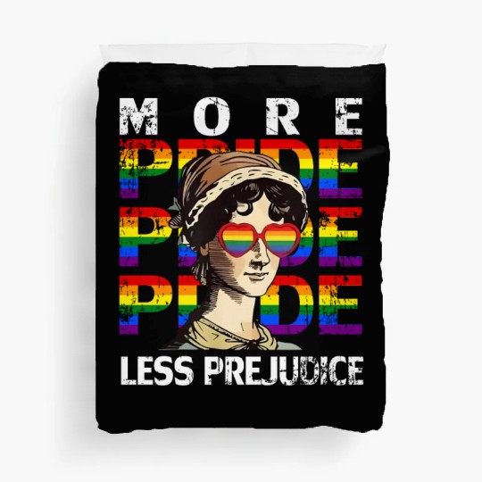 More Pride Less Prejudice Pride Month Duvet Covers