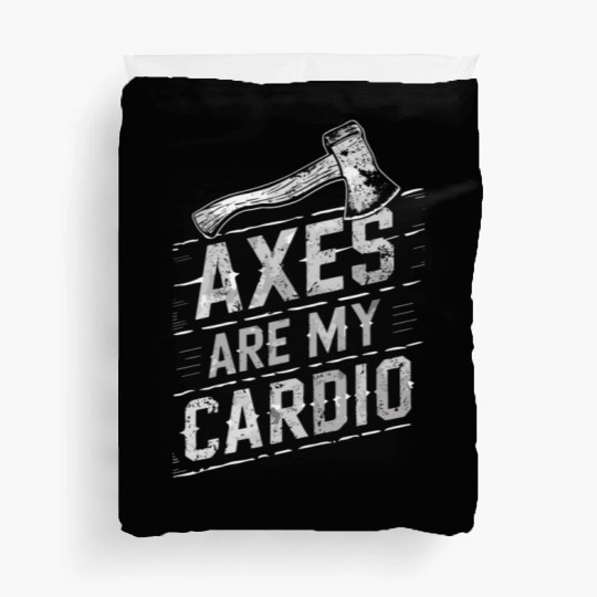 Axe Throwing Enthusiasts Championship Precision Duvet Covers