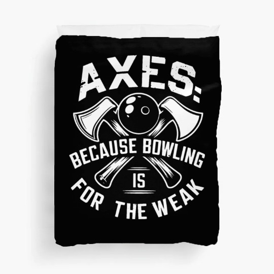 Axe Throwing Enthusiasts Championship Precision Duvet Covers