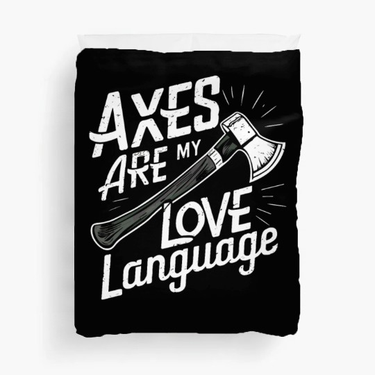 Axe Throwing Enthusiasts Championship Precision Duvet Covers