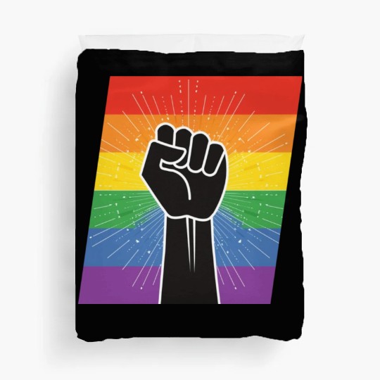 LGBTQ Rights Fist Duvet Covers