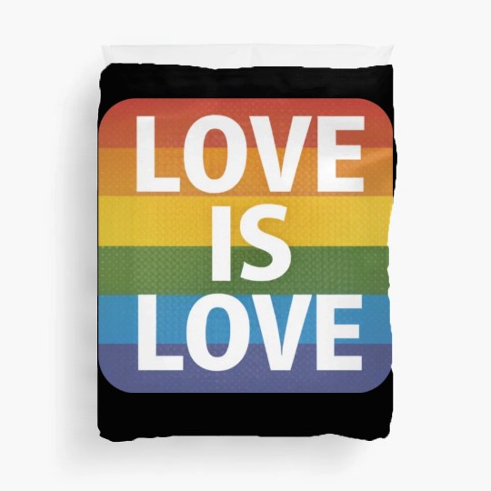 LGBTQ Love is Love Duvet Covers