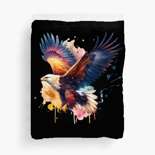 Wedge-tailed Eagle in Flight Duvet Covers