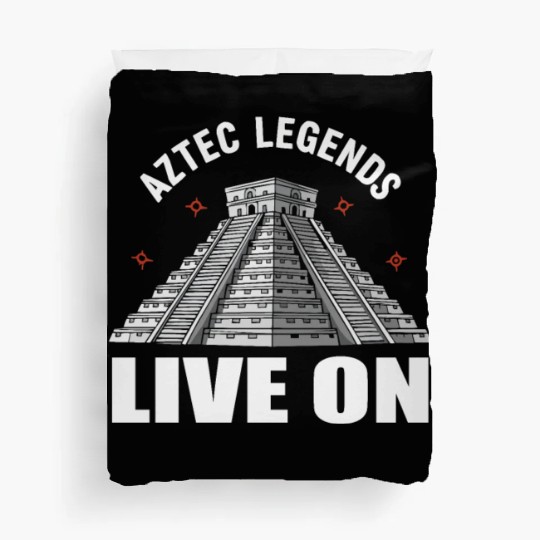 Aztec Pyramid Mayan Indigenous Mexican Aztec Duvet Covers