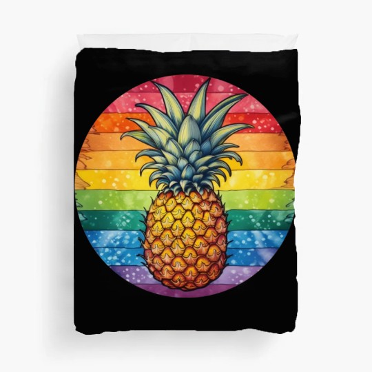 LGBTQ Pineapple Duvet Covers