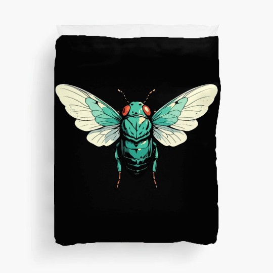Cicada Insect Animal Lover Funny Design Duvet Covers