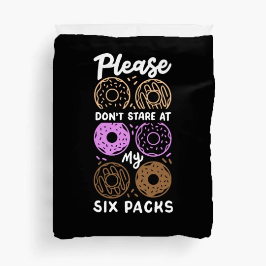 Donut Gym Workout Duvet Covers