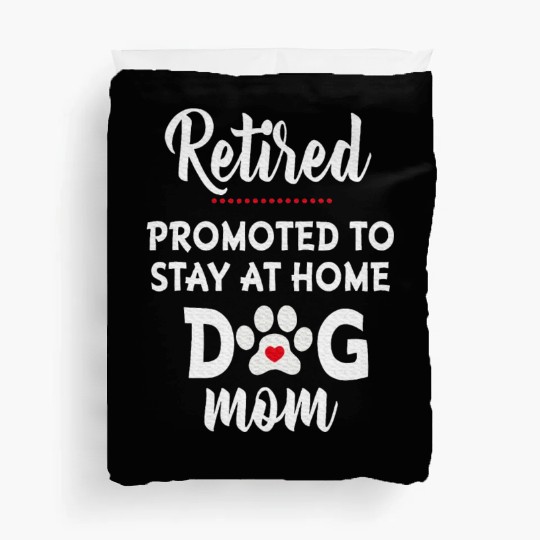 Retirement Plan Walking My Dog Retired Dog Lover Duvet Covers