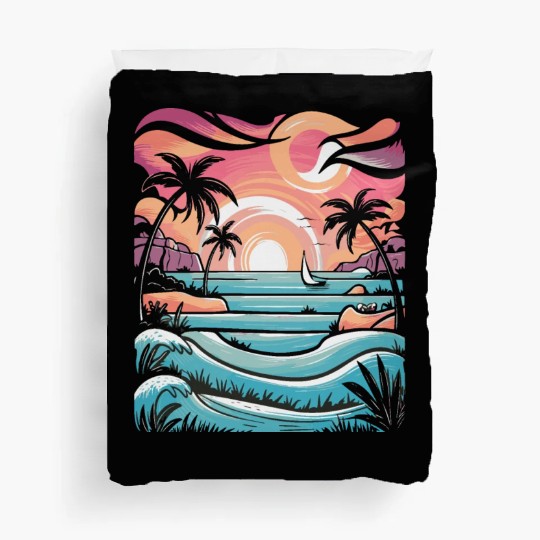 Azure Embrace Mediterranean Dreamscapes Duvet Covers