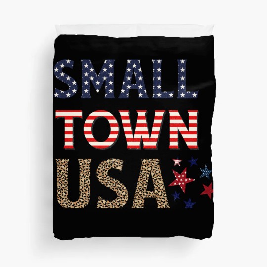 SMALL TOWN USA Duvet Covers