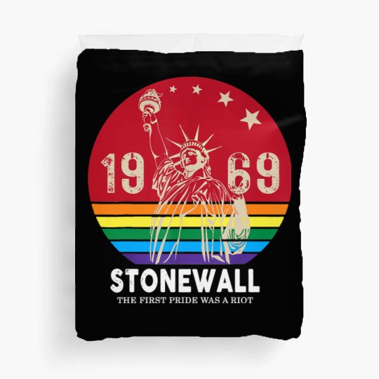 The First Pride Was A Riot 1969 Stonewall LGBTQ Duvet Covers