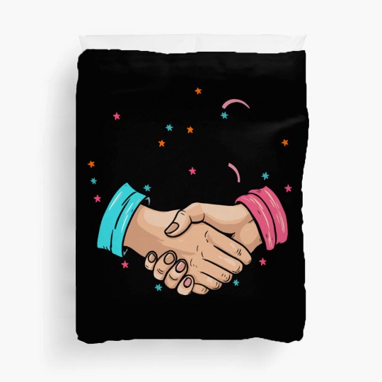 Ideal Friendship Day Gifts: Spread Joy & Happiness Duvet Covers