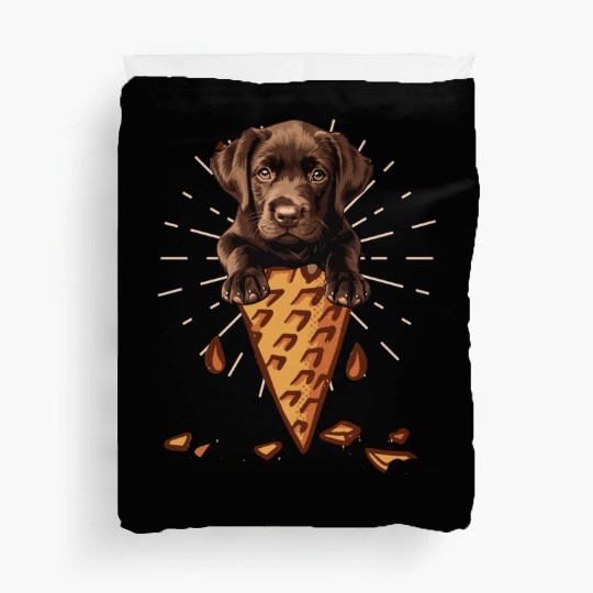 Labrador Lover CHOCOLATE LAB Ice Labrador Duvet Covers