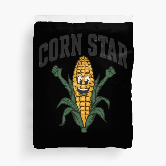 Funny Farm Food Duvet Covers Corny Cob Farmer Corn Star