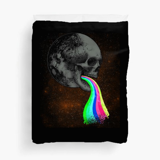 Goth Rock Satan Unicorn Festivals Death Metal Duvet Covers