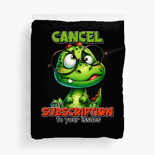 Frog Subscription Canceled Mug - Sip Stress-Free Duvet Covers