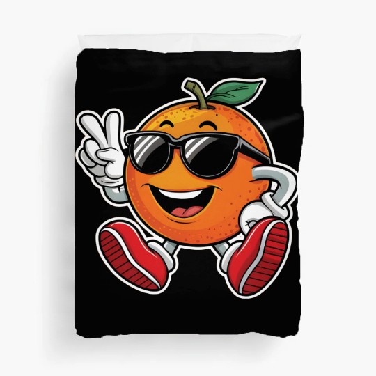 Funny Orange Fruit Relaxing Duvet Covers