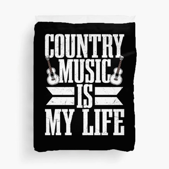 Country Music is My Life Western Cowboy Duvet Covers