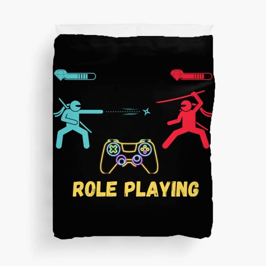 game game, gaming, gamer, video game, funny, video Duvet Covers