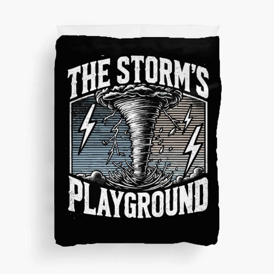 Tornado Chasing Adventures: Embrace Nature's Fury Duvet Covers