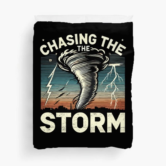Tornado Chasing Adventures: Embrace Nature's Fury Duvet Covers