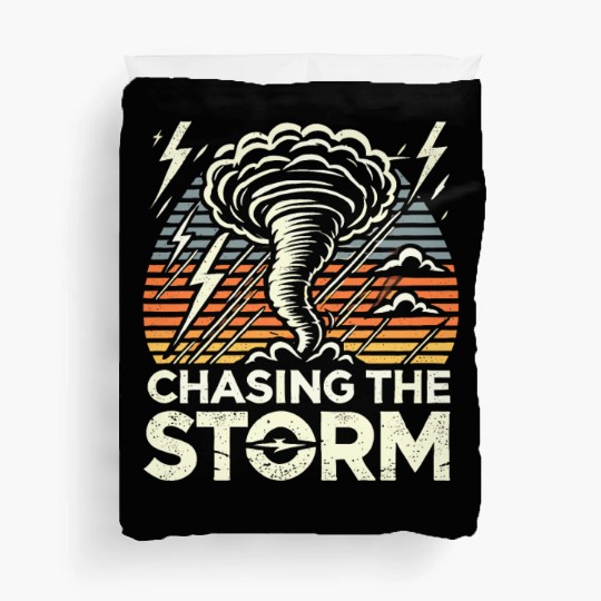 Tornado Chasing Adventures: Embrace Nature's Fury Duvet Covers