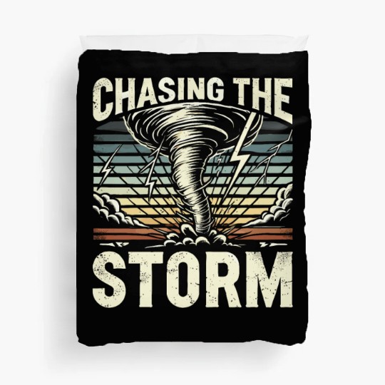 Tornado Chasing Adventures: Embrace Nature's Fury Duvet Covers