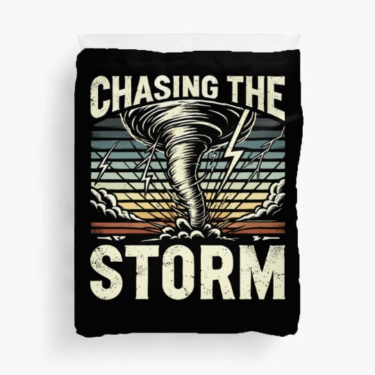 Tornado Chasing Adventures: Embrace Nature's Fury Duvet Covers