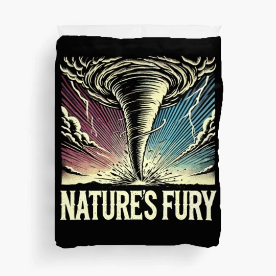 Tornado Chasing Adventures: Embrace Nature's Fury Duvet Covers
