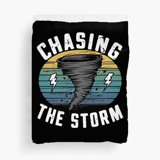 Tornado Chasing Adventures: Embrace Nature's Fury Duvet Covers