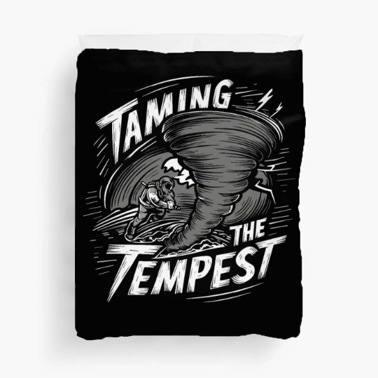 Tornado Chasing Adventures: Embrace Nature's Fury Duvet Covers