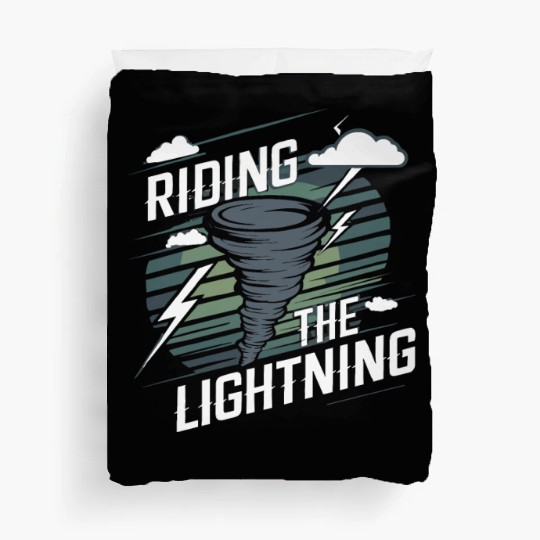 Tornado Chasing Adventures: Embrace Nature's Fury Duvet Covers