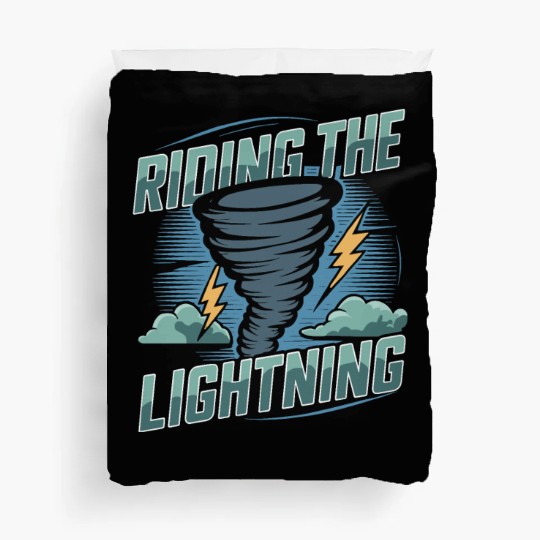 Tornado Chasing Adventures: Embrace Nature's Fury Duvet Covers