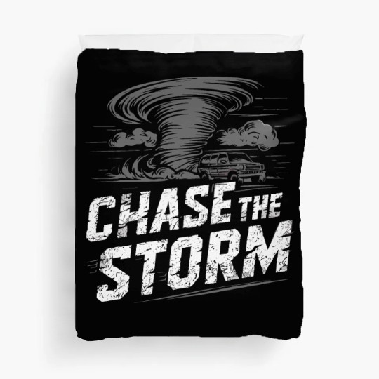 Tornado Chasing Adventures: Embrace Nature's Fury Duvet Covers
