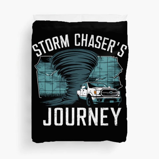 Tornado Chasing Adventures: Embrace Nature's Fury Duvet Covers