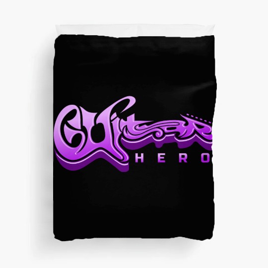 Guitar Hero - Typography Design Duvet Covers