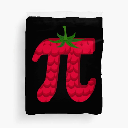 Raspberry Funny Pi Day Pie Math Lover Student Duvet Covers