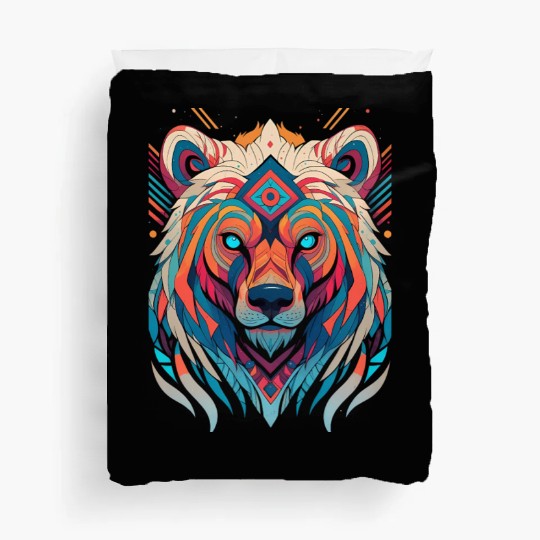 Native American Spirit Wolf Duvet Covers