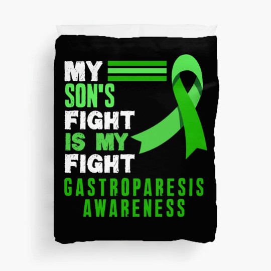 My Son's Fight Green Ribbon Gastroparesis Duvet Covers