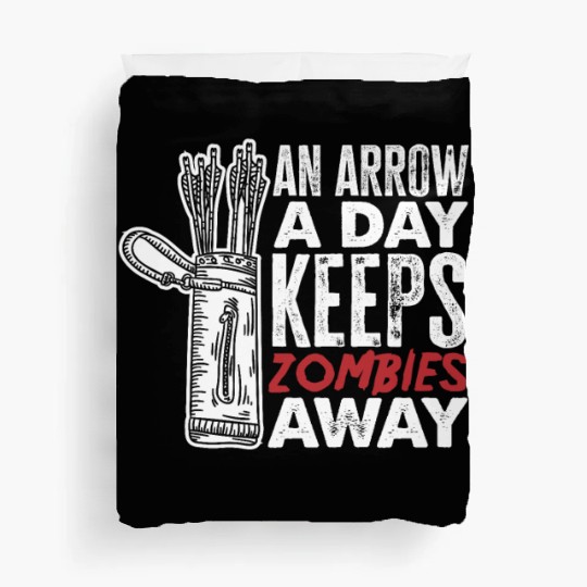 Bow Arrow Zombie Archery Duvet Covers