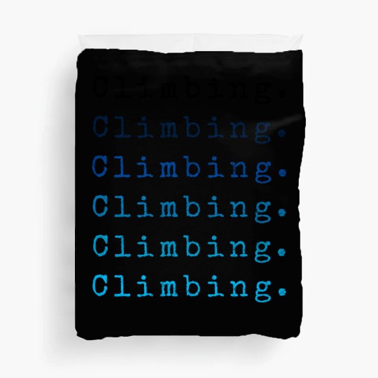 Classic climbing Duvet Covers bouldering vintage retro