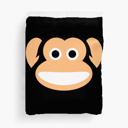 Cute Monkey Whole Face Ape Animal Primate Lover Duvet Covers
