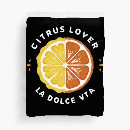 Citrus Lover la Dolce Vita Duvet Covers