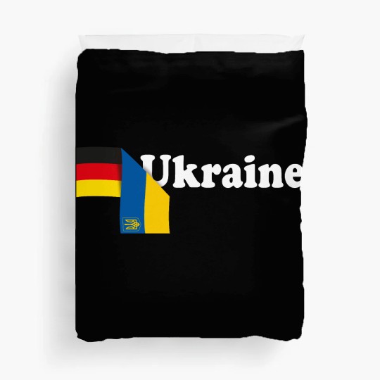 Germany Ukraine Tryzub Flag Duvet Covers
